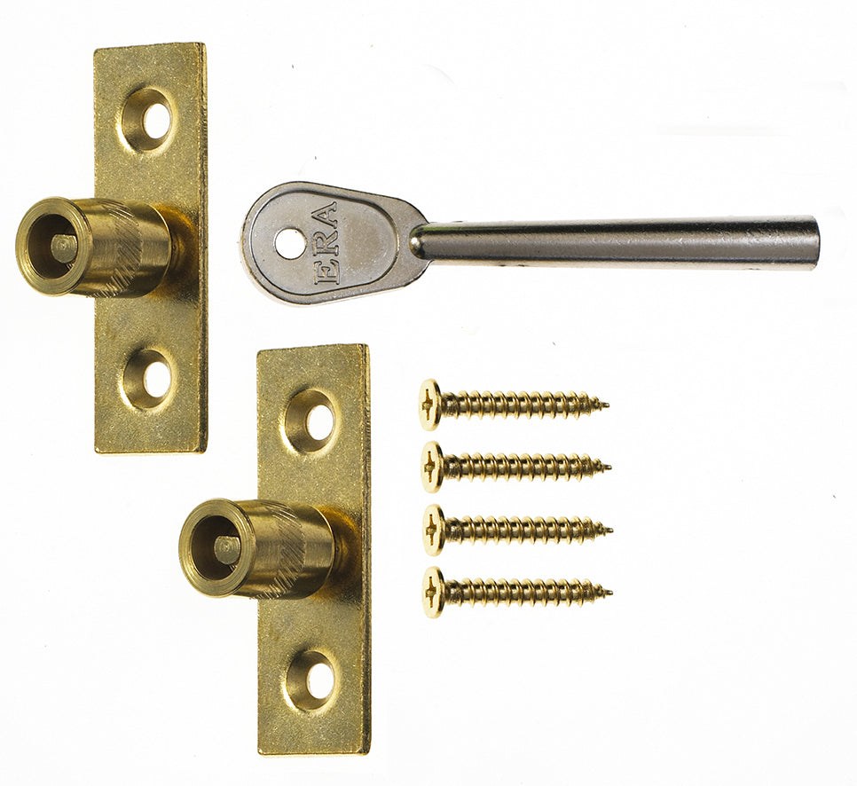ERA SASH WINDOW STOP RESTRICTOR STOPPER LOCK BRASS. ERA822-32 \\\KD26312