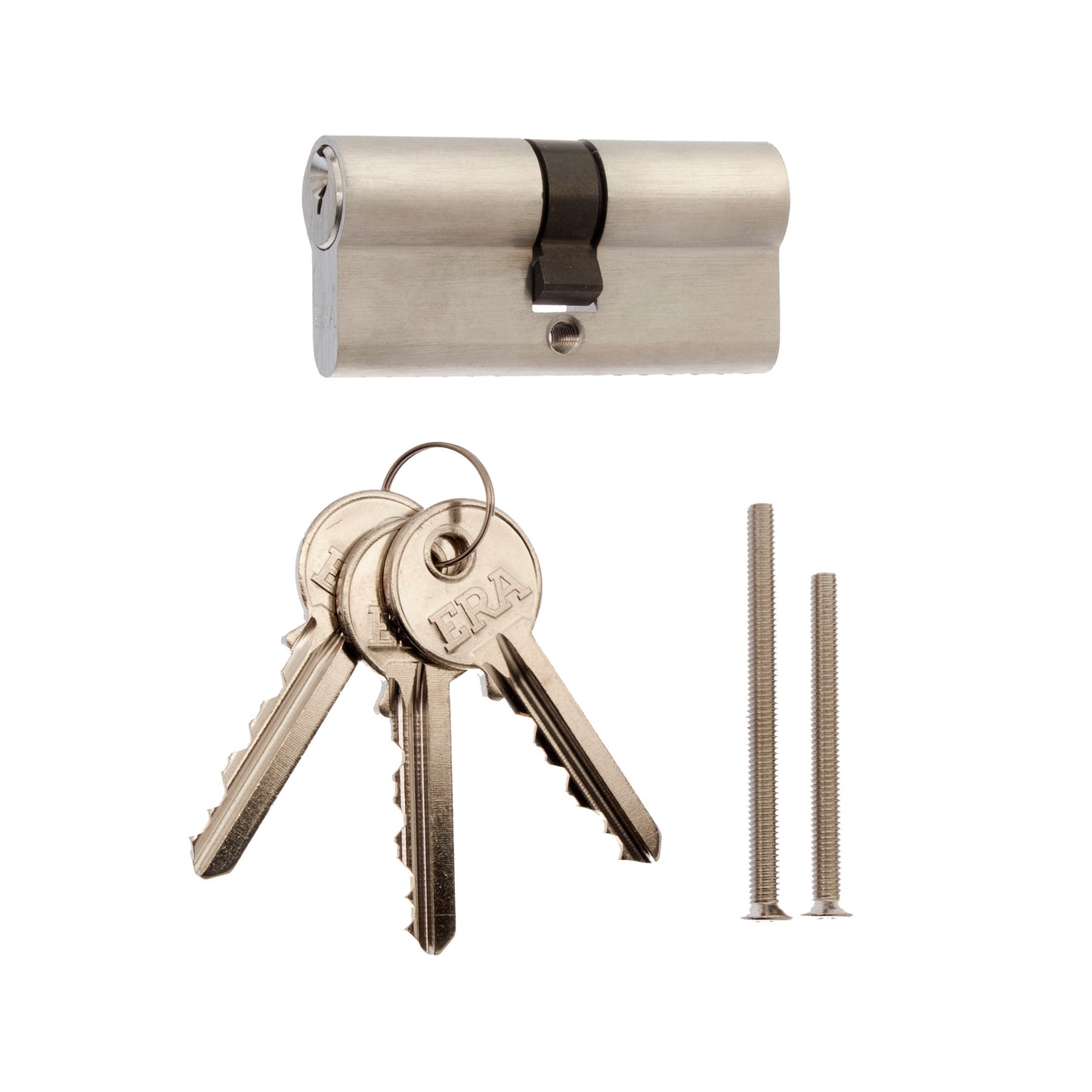 ERA EURO DOUBLE 6 PIN CYLINDER LOCK 35/35 SATIN BOX. ERA4066-51 DCY6PED3535SASKDB \\\KD26320