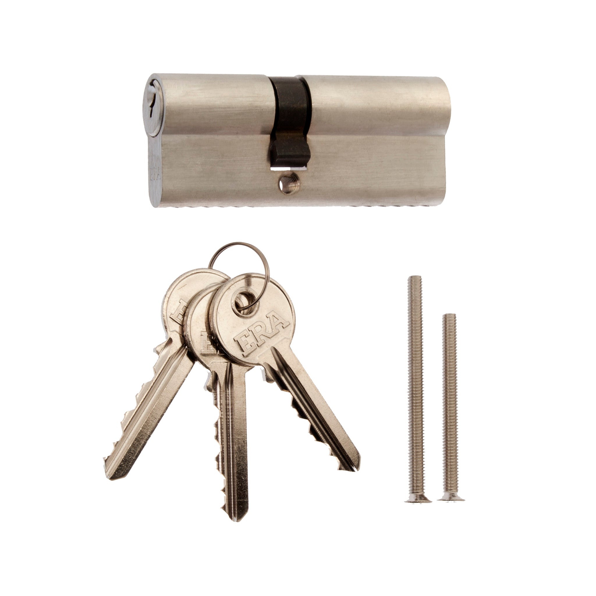 ERA EURO DOUBLE 6 PIN CYLINDER LOCK 45/55 SATIN BOX. ERA4095-51 DCY6PED4555SASKDB \\\KD26326