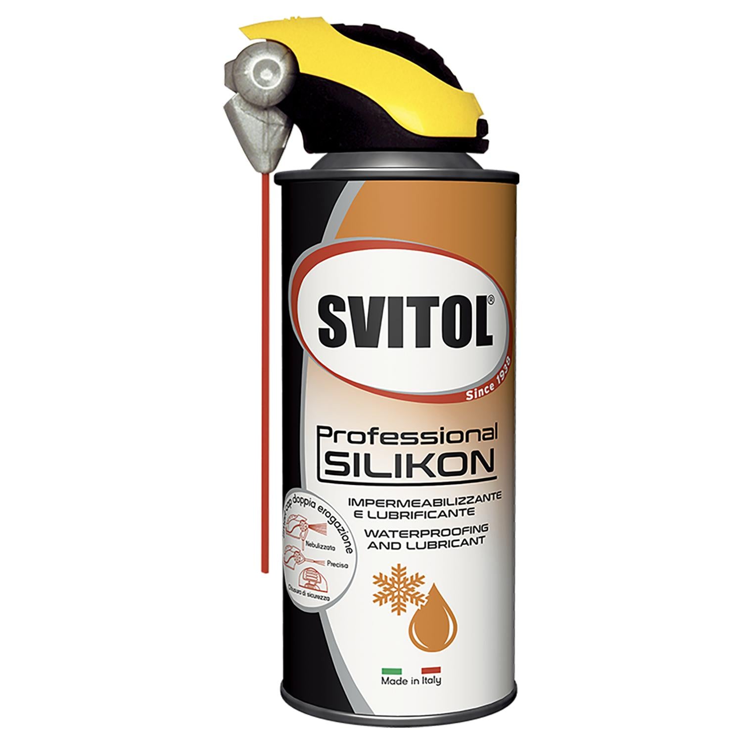 SVITOL PROFESSIONAL SILICONE LUBRICANT & WATERPROOFER SPRAY 400ML. SVI4208 \\\KD26341