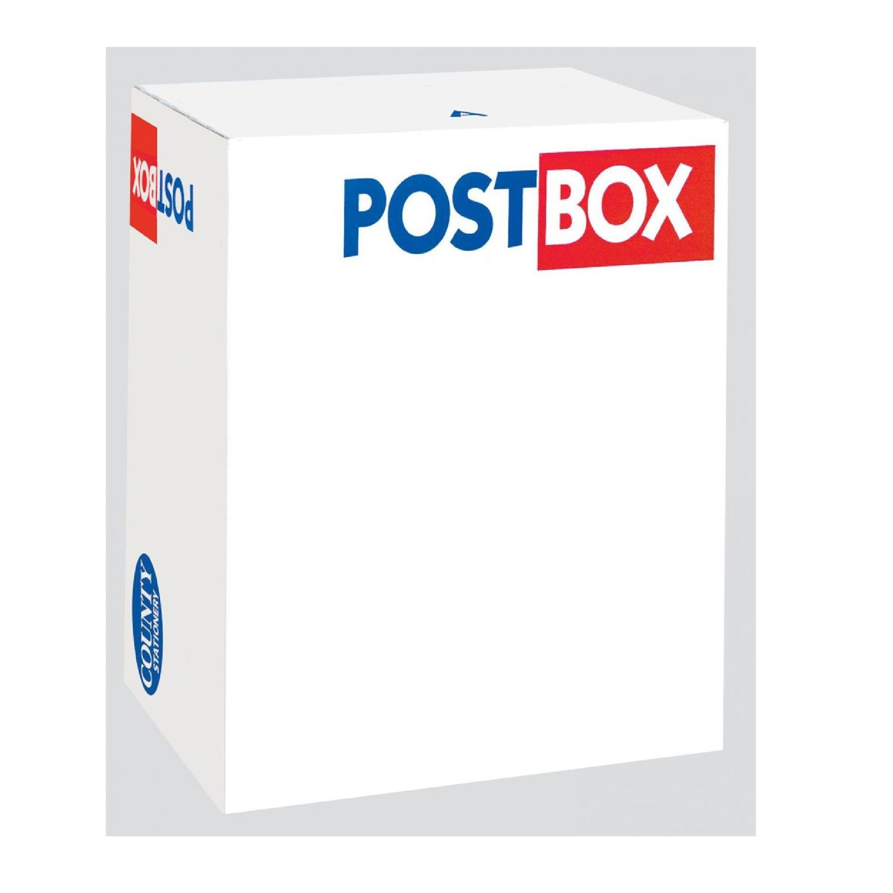 COUNTY EXTRA LARGE POST MAIL BOX 500MM X 410MM X 210MM. C105 \\\KD26347