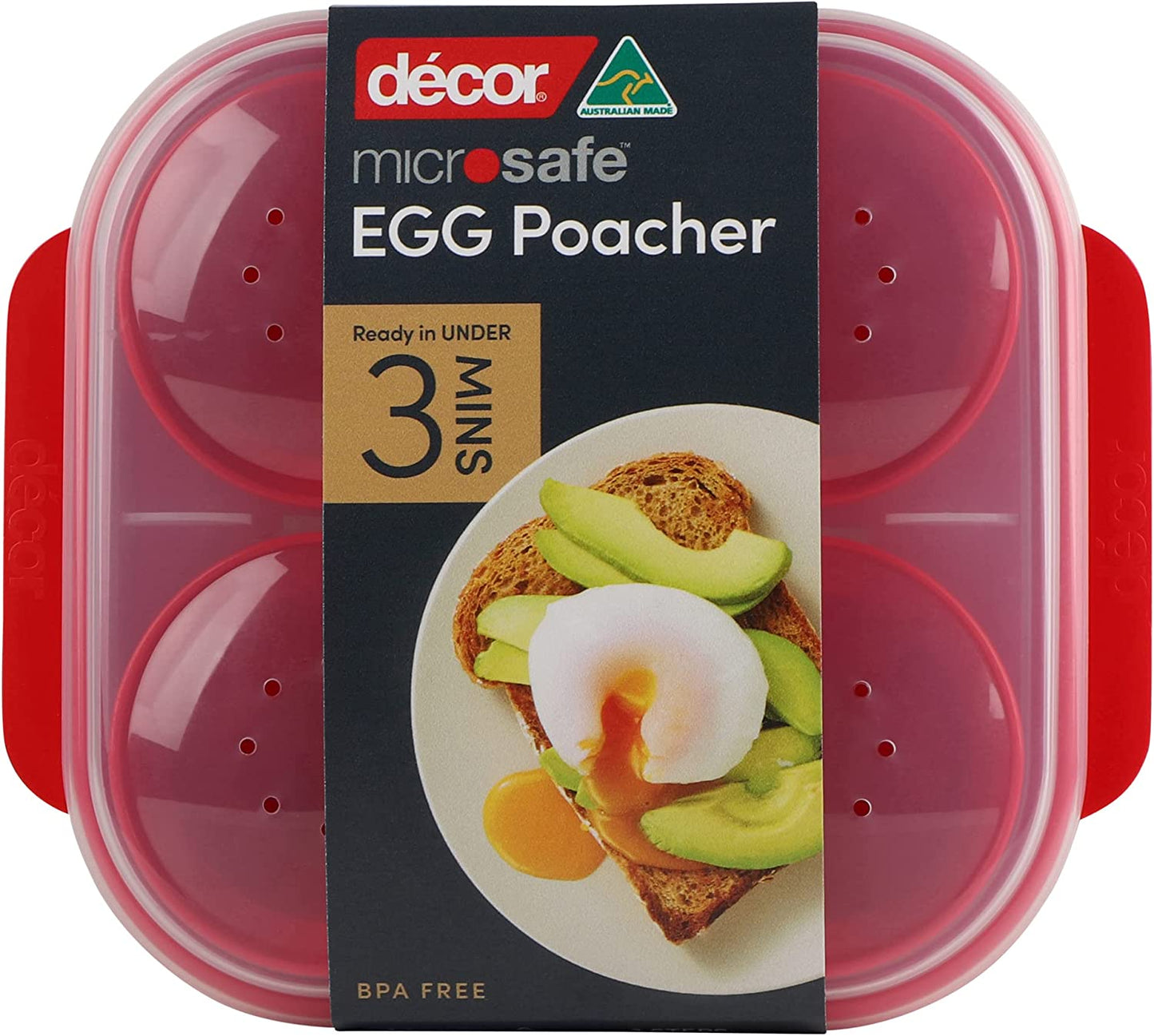 DECOR MICROWAVE EGG POACHER. 225000-004 \\\KD26361