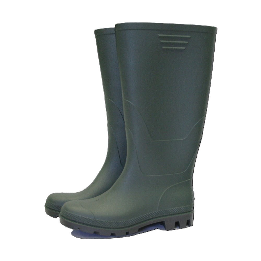 TOWN & COUNTRY ORIGINAL FULL LENGTH WELLINGTON PVC BOOTS / WELLIES - SIZE 6. TFW843 \\\KD26374