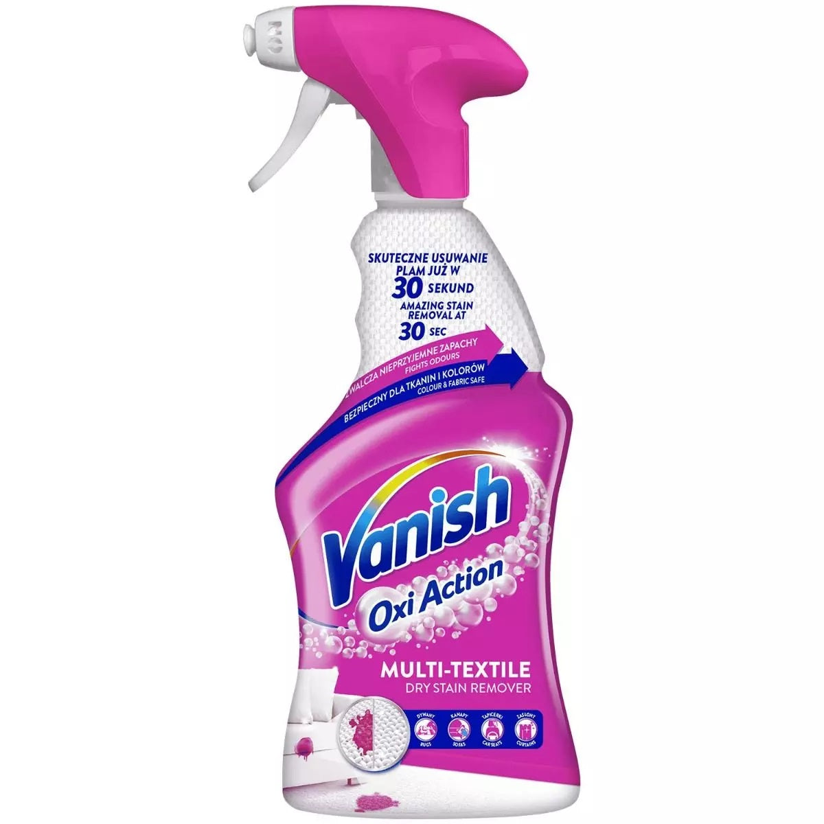 VANISH OXI ACTION STAIN REMOVER PRE WASH SPRAY 860ML. PTHOVAN149 \\\KD26395