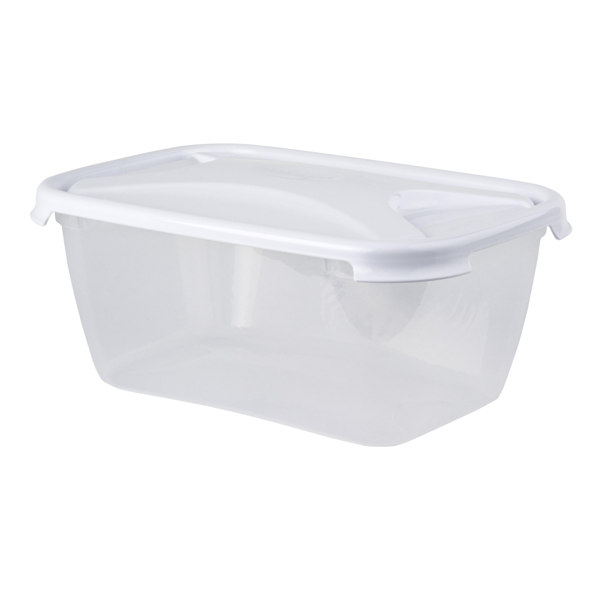 WHAM CUISINE 6L RECT FOOD BOX & LID CLEAR / ICE WHITE. WHAM12377 \\\KD26396