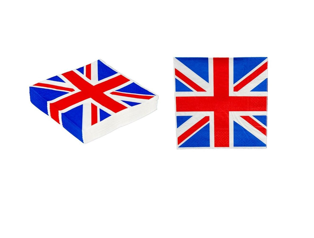 SHATCHI UNION JACK PARTY PAPER NAPKIN SERVIETTES 25/PK. 116011 \\\KD26414