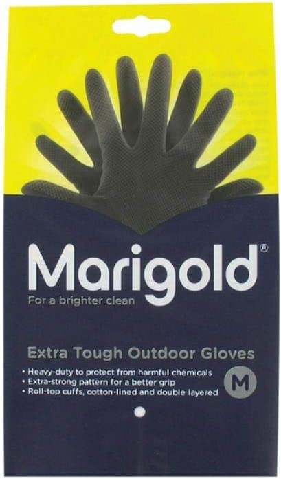 MEDIUM MARIGOLD EXTRA TOUGH OUTDOOR  GLOVES SINGLE PAIR. FH145400 \\\KD26428