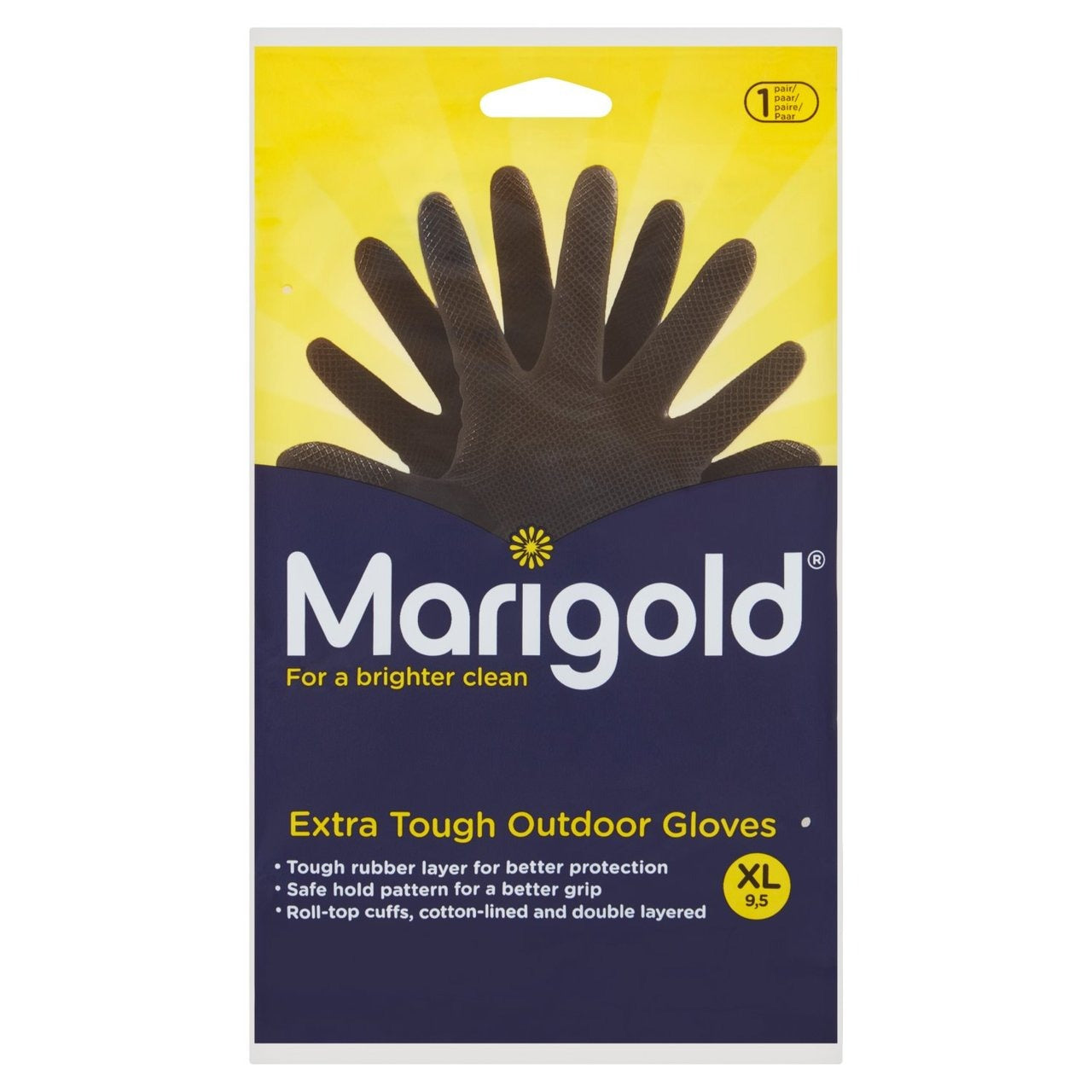 EXTRA LARGE MARIGOLD EXTRA TOUGH OUTDOOR  GLOVES SINGLE PAIR. FH145402 \\\KD26430