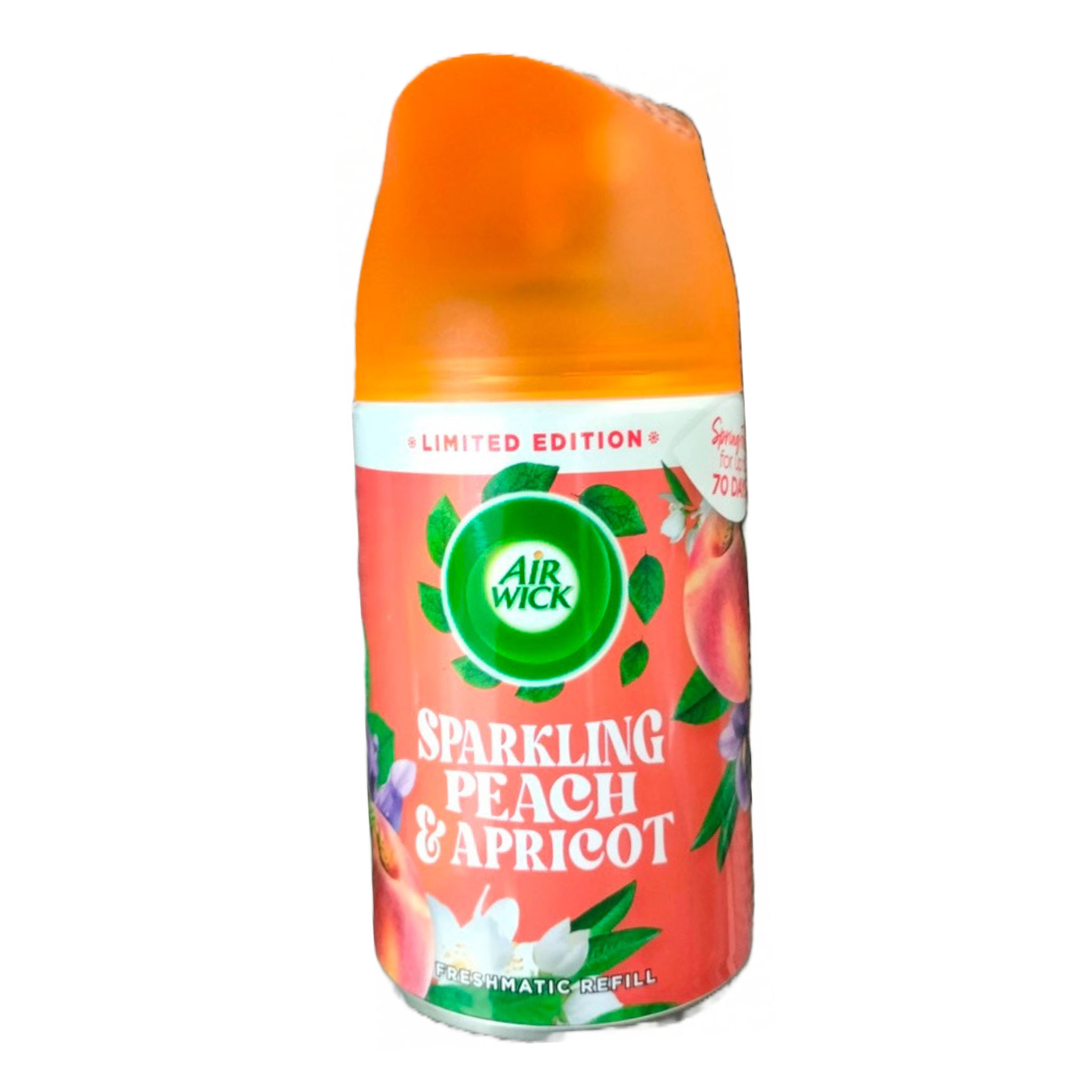 AIRWICK FRESHMATIC SPRAY REFILL 250ML SPARKLING PEACH & APRICOT. PTHOAIR816 / 3205619 \\\KD26443