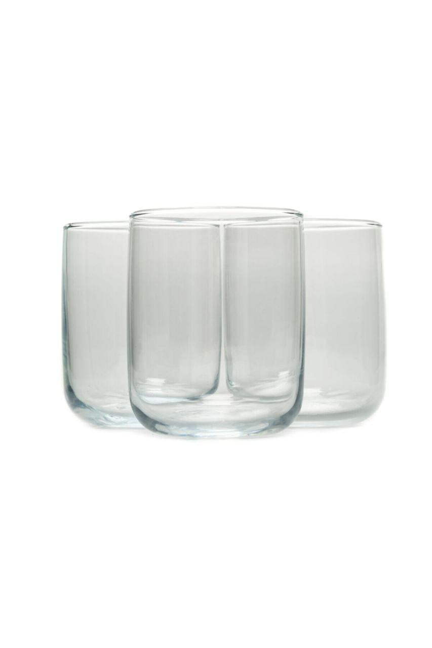 PASABAHCE ICONIC WATER GLASS TUMBLERS 280ML 3/PK. 420112 \\\KD26464