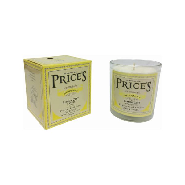 PRICES HERITAGE LEMON ZEST CANDLE JAR. HEJ000618 \\\KD26467