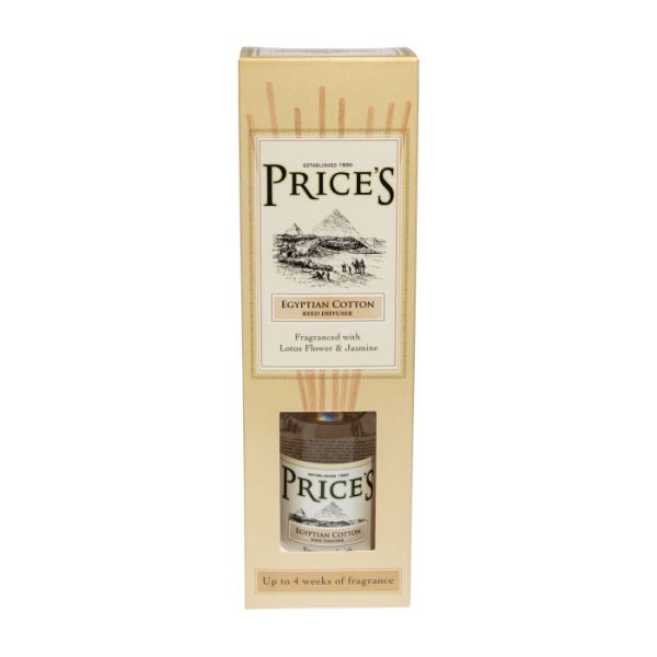 PRICES HERITAGE EGYPTIAN COTTON REED DIFFUSER 100ML. HER000425 \\\KD26475