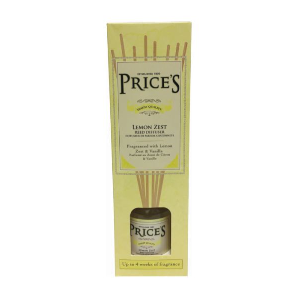 PRICES HERITAGE LEMON ZEST REED DIFFUSER 100ML. HER000418 \\\KD26476