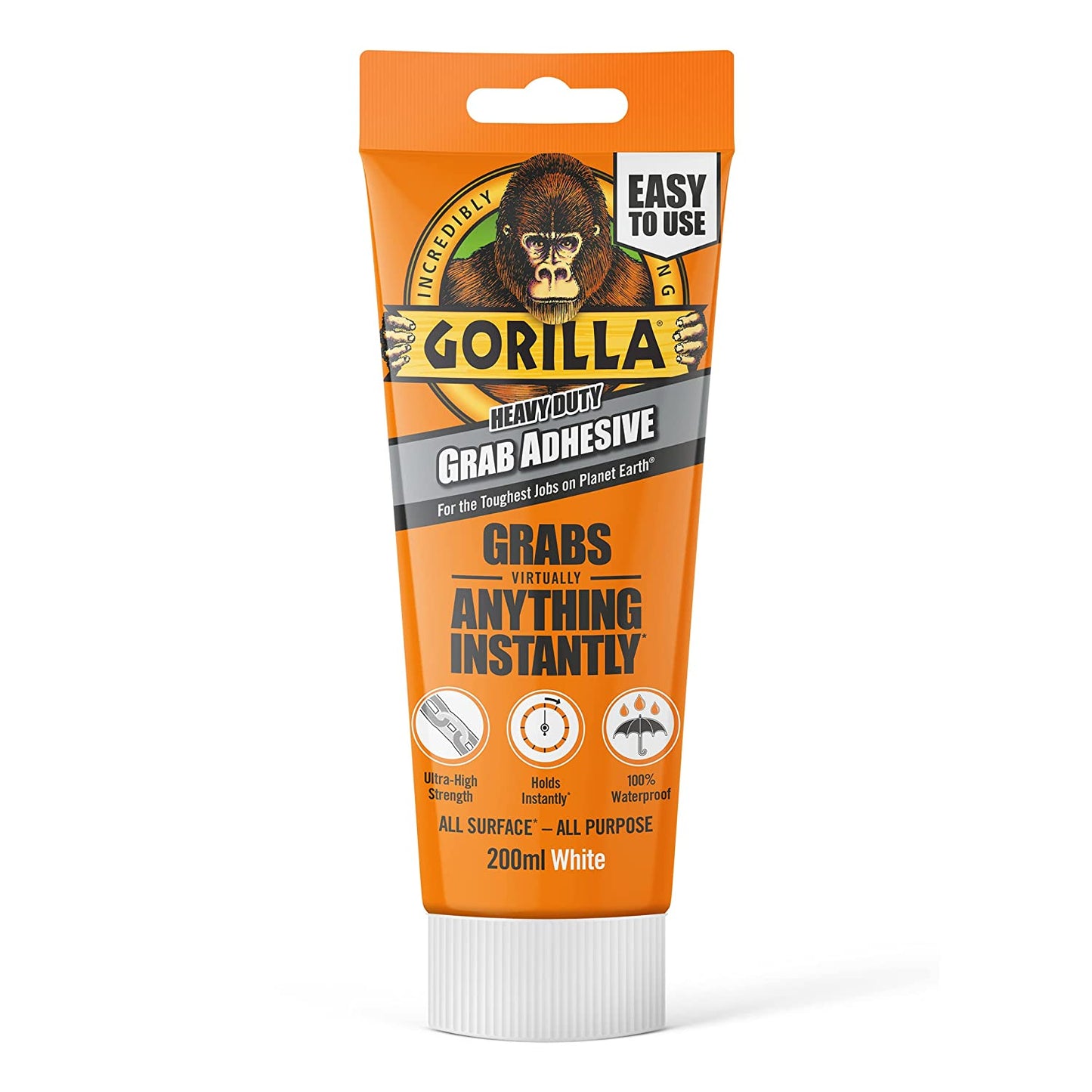 GORILLA HEAVY DUTY GRAB ADHESIVE GLUE 200ML. 2044311 \\\KD26530