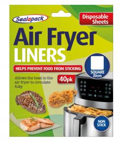 SEALAPACK DISPOSABLE AIR FRYER SQUARE LINER 20CM. SAP1089A \\\KD26541