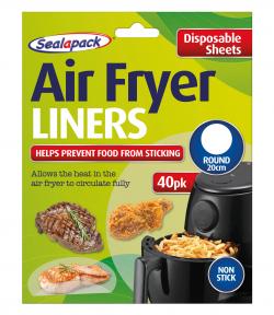 SEALAPACK DISPOSABLE AIR FRYER ROUND LINER 20CM. SAP1088 \\\KD26542