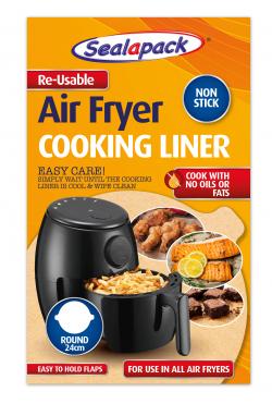 SEALAPACK REUSABLE AIR FRYER LINER ROUND. SAP1090 \\\KD26544