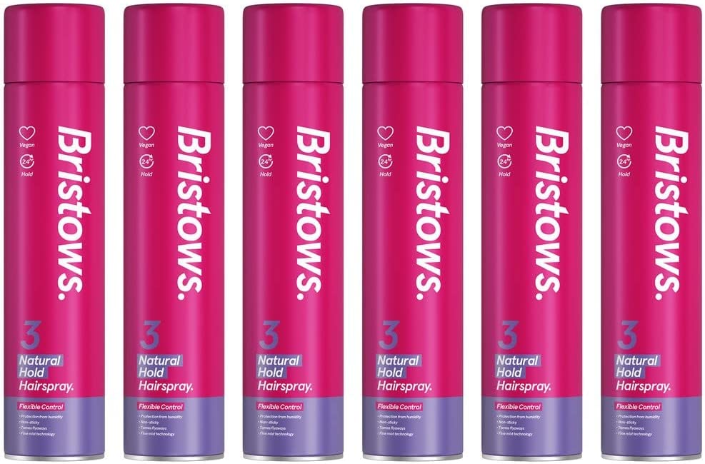 BRISTOWS HAIRSPRAY NATURAL 300ML 6/PK. BHSN \\\KD26563
