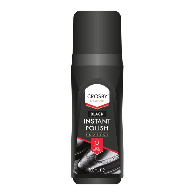 CROSBY INSTANT SHOE POLISH 100ML - BLACK. OL317131 \\\KD26572
