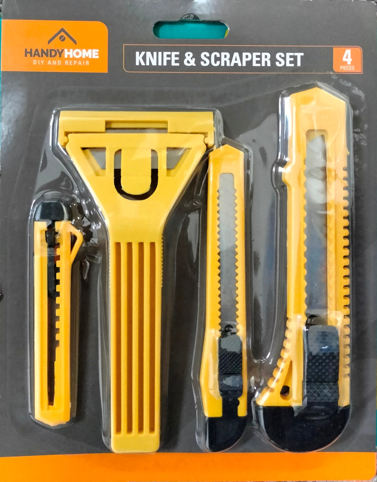 HANDY HOME KNIFE & SCRAPER SET 4/PCS. OL972012 \\\KD26577
