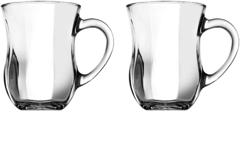 PASABAHCE GURME AYRAN GLASS MUGS 350ML 2/PK. 55383 \\\KD26600