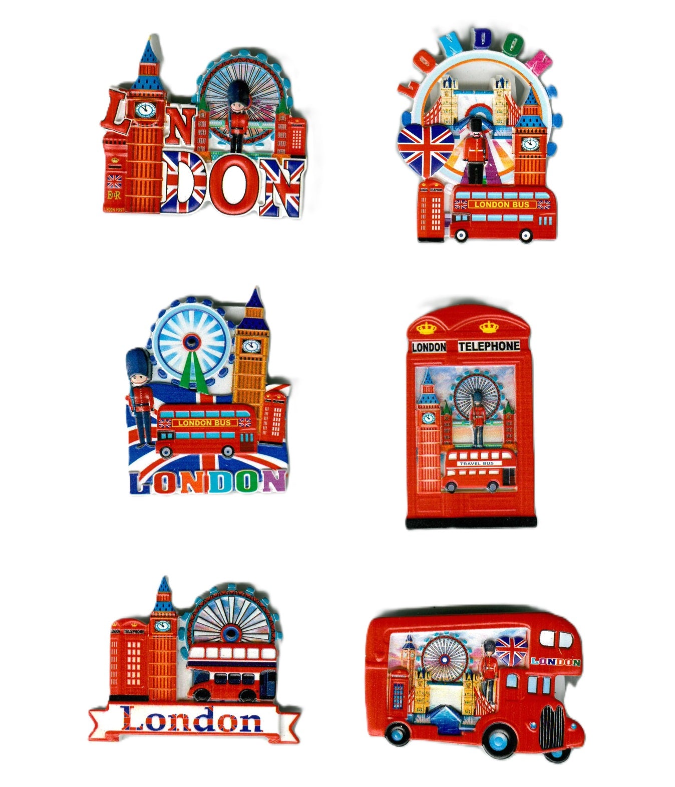 ASSORTED DESIGN LONDON FRIDGE MAGNET. JL9076 \\\KD26611