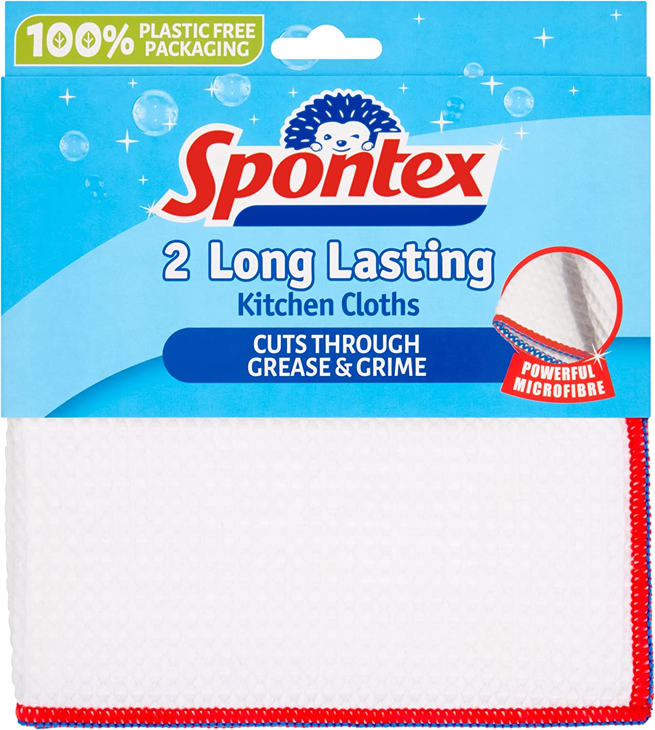 SPONTEX LONG LASTING KITCHEN CLOTH 2/PK. 19700241 \\\KD26630