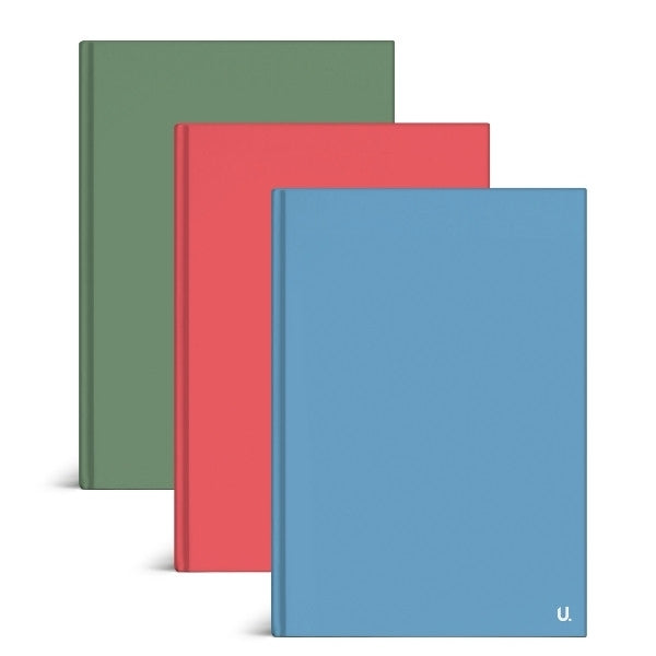 A4 ASSORTED COLOUR HARDBACK RULE NOTE BOOK. P1101 \\\KD26642