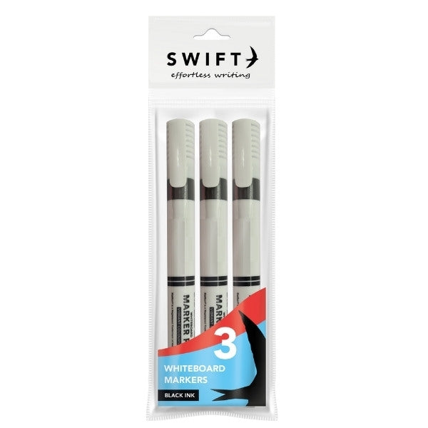 SWIFT BLACK WHITEBOARD MARKERS 3/PK. P3064 \\\KD26644