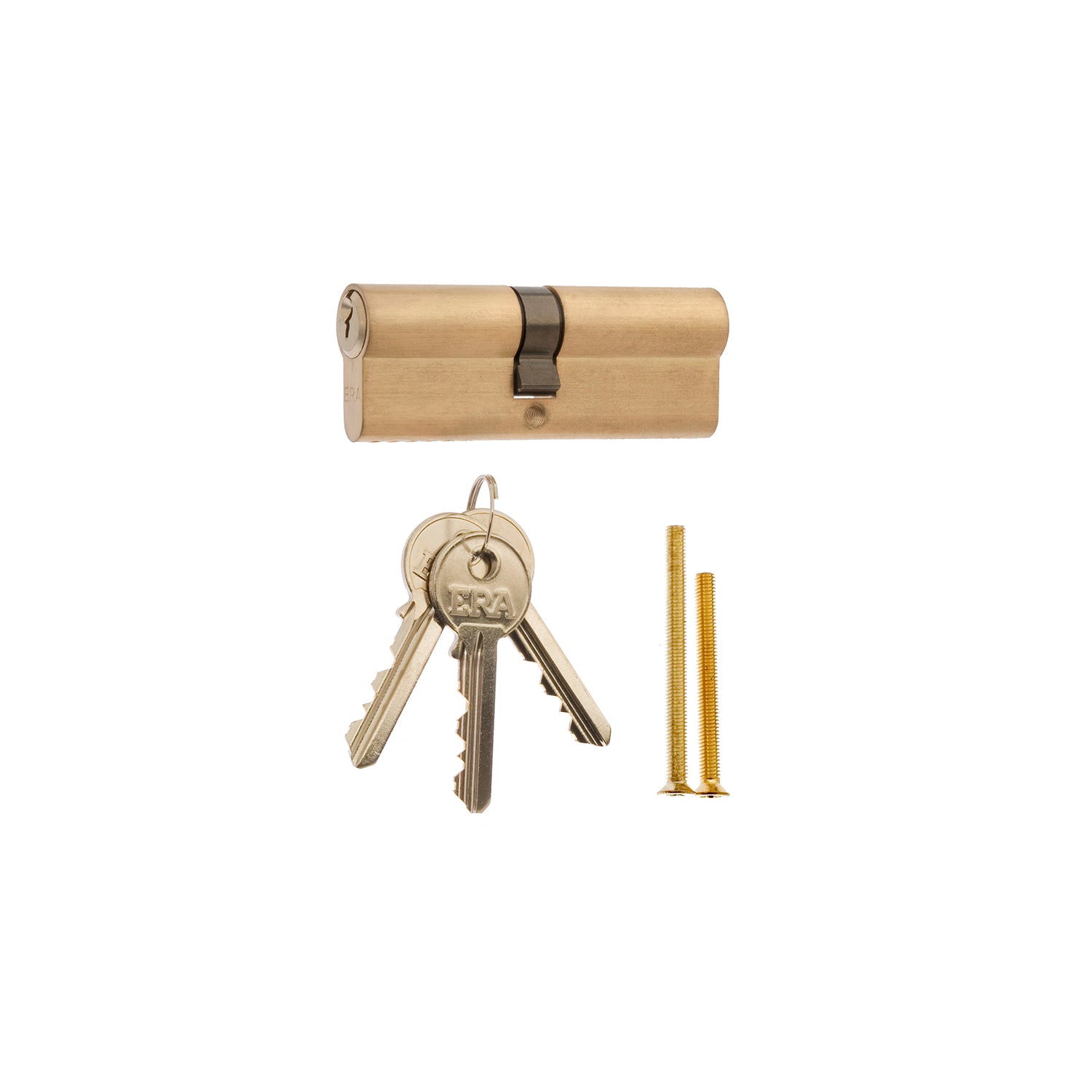 ERA EURO DOUBLE 6 PIN CYLINDER LOCK 35/50 BRASS BOX. ERA4073-31 \\\KD26674