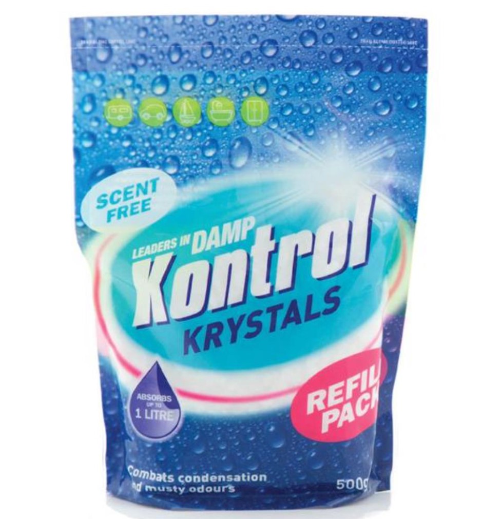 KONTROL KRYSTALS SCENT FREE DAMP REFILL CRYSTALS 500G. MGN00018 \\\KD26767