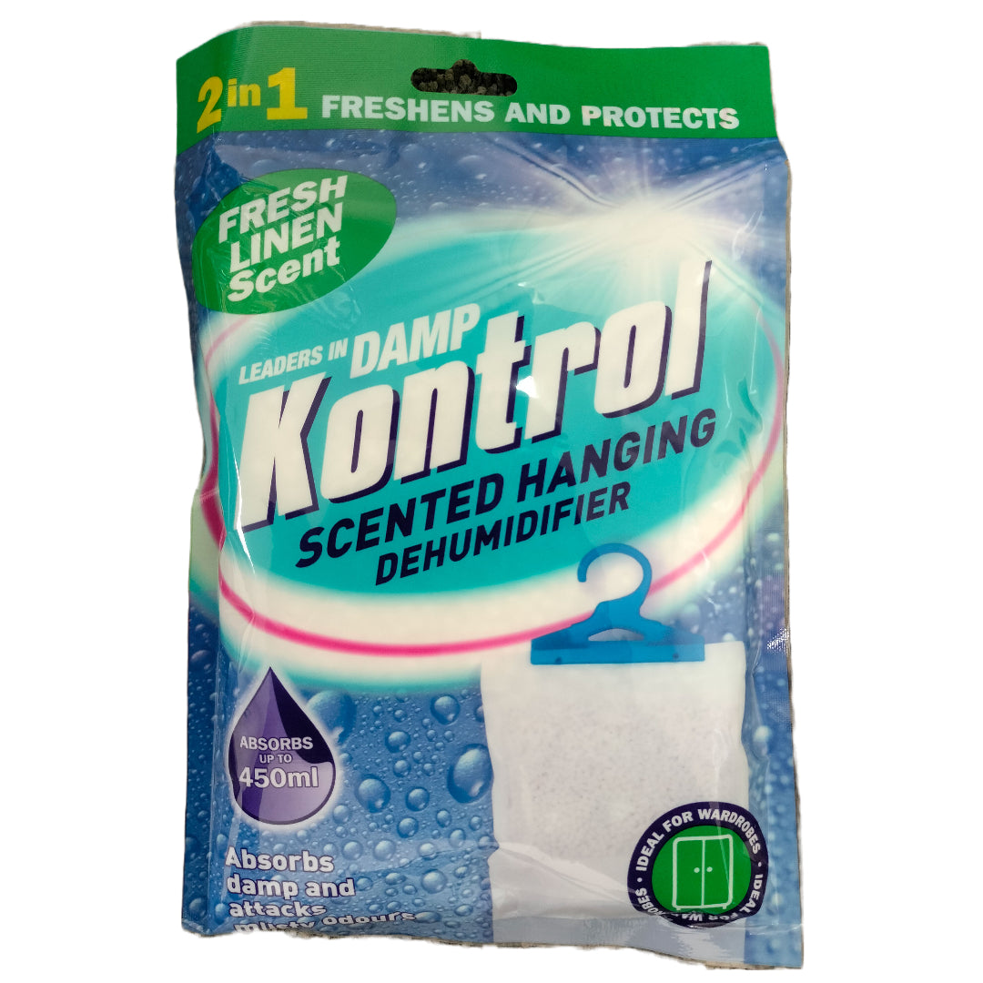 KONTROL HANGING SCENTED DEHUMIDIFER 210G  - FRESH LINEN. MGN00108 \\\KD26773