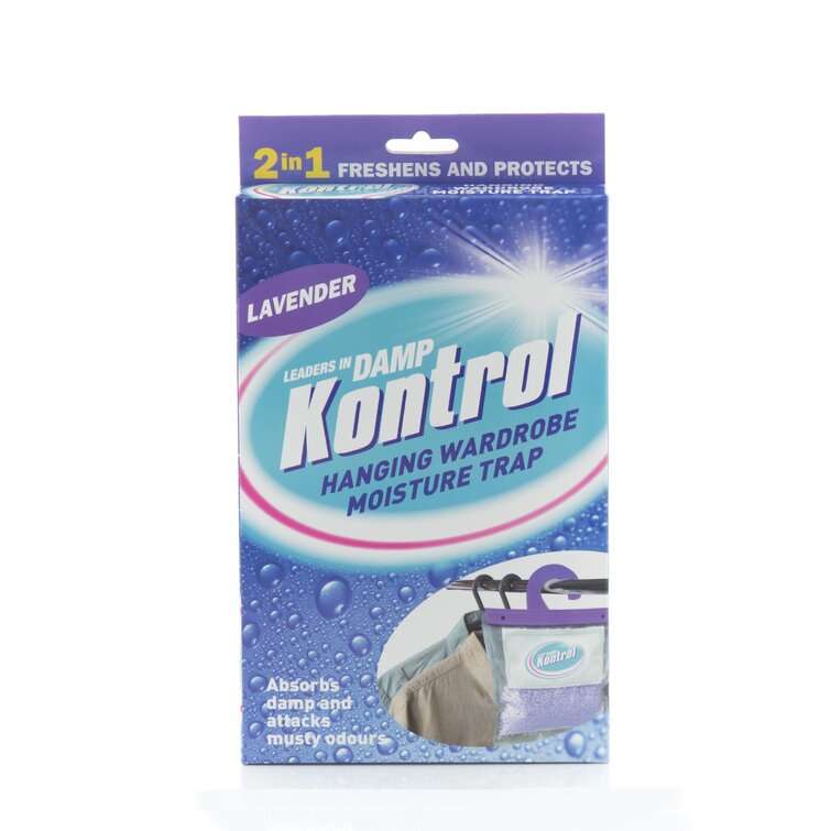 KONTROL HANGING WARDROBE MOISTURE DEHUMIDIFER TRAP - LAVENDER. MGN00011 \\\KD26774