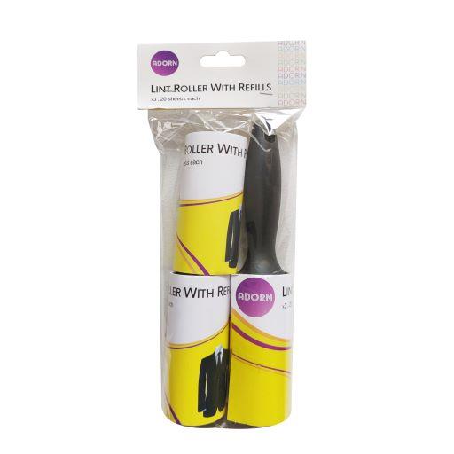 ADORN LINT ROLLER WITH 2 REFILLS. AG013A \\\KD26786