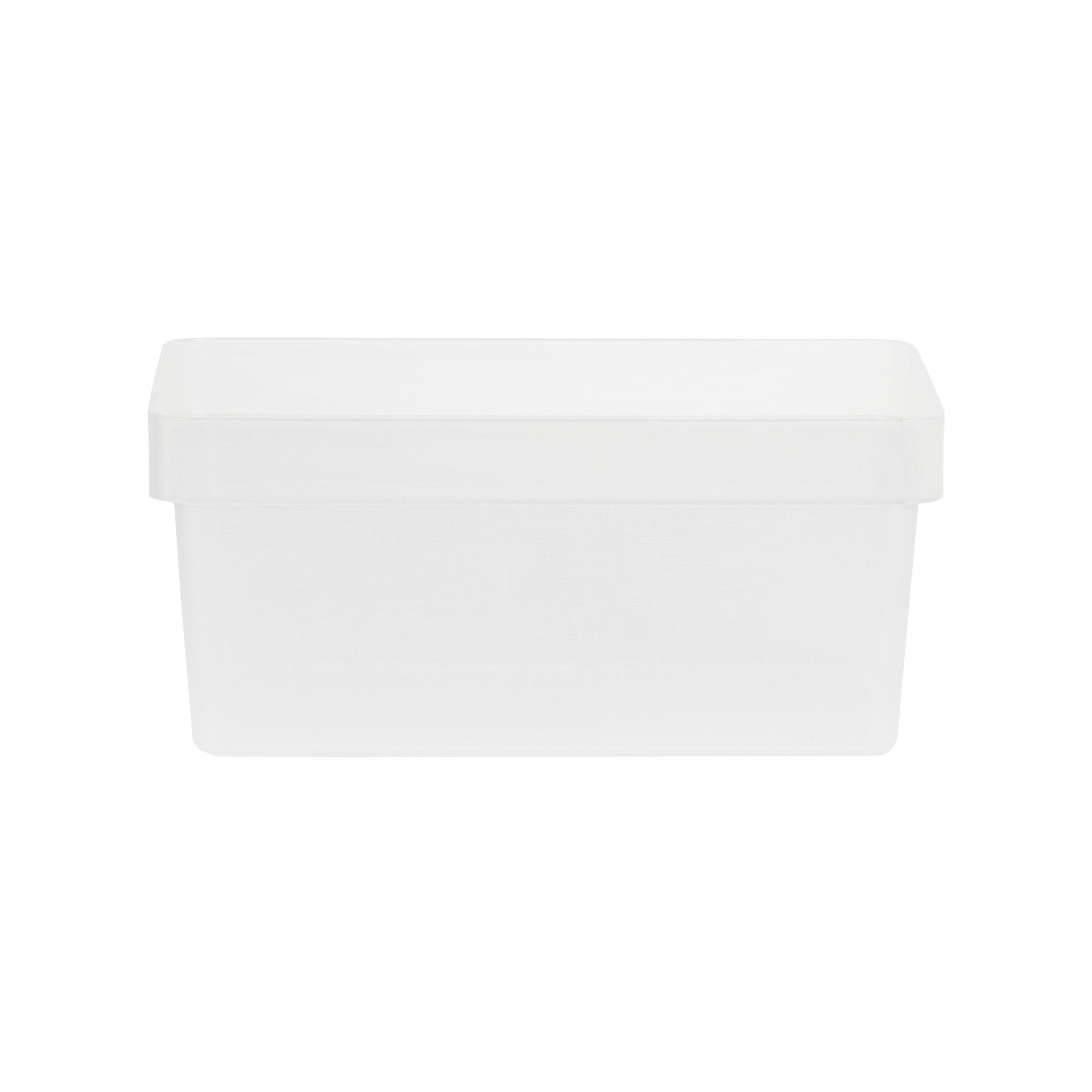 WHAM STUDIO 3 CLEAR BASKET WITH LID 1.01. WHAM34751 \\\KD26812