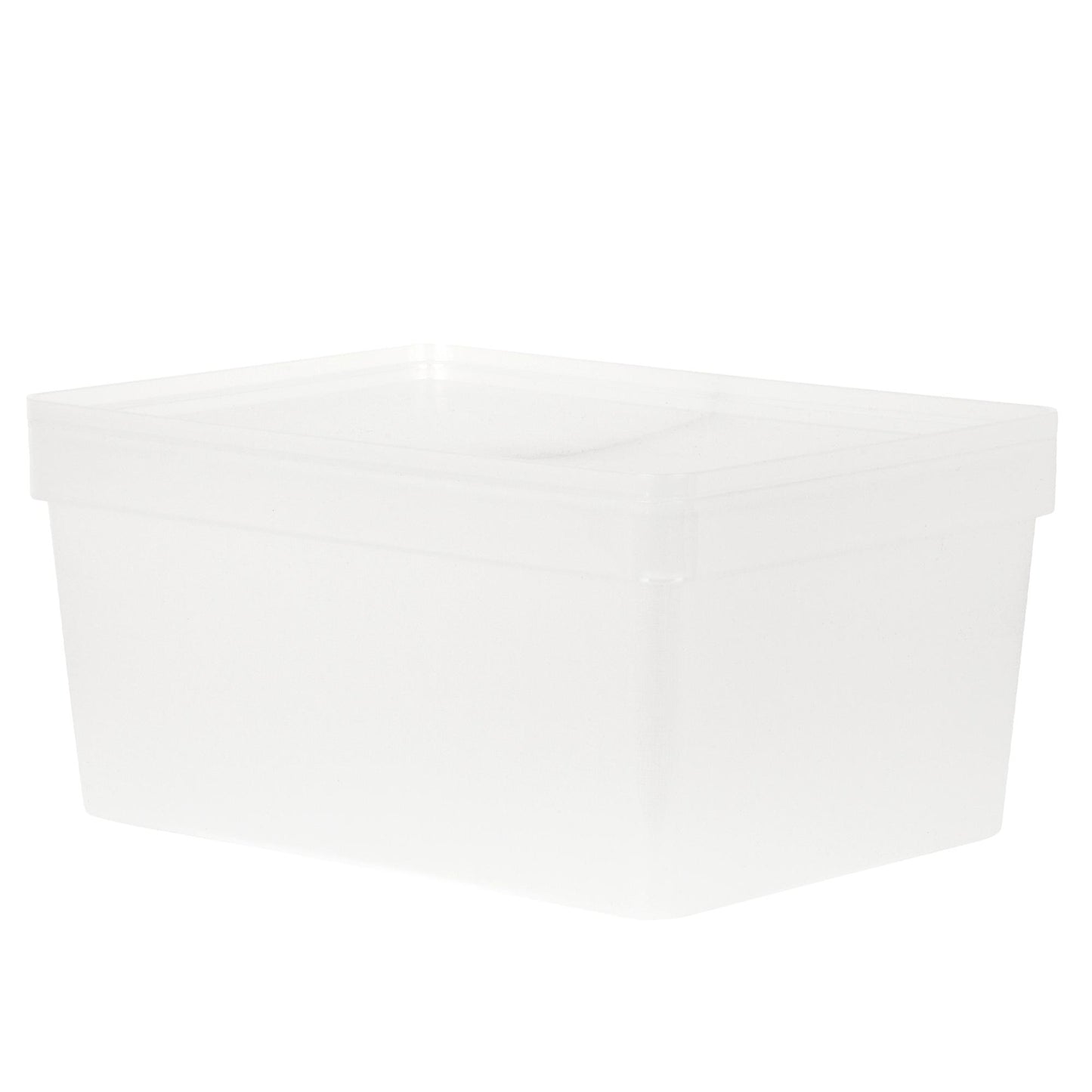 WHAM STUDIO 3 CLEAR DEEP A4 BASKET WITH LID 2.01. WHAM34901 \\\KD26813