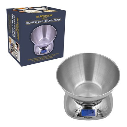 BLACKMOOR STAINLESS STEEL KITCHEN SCALES. BML66999 \\\KD26842