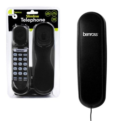 BENROSS SLIMLINE TELEPHONE - BLACK. BML44550 \\\KD26843