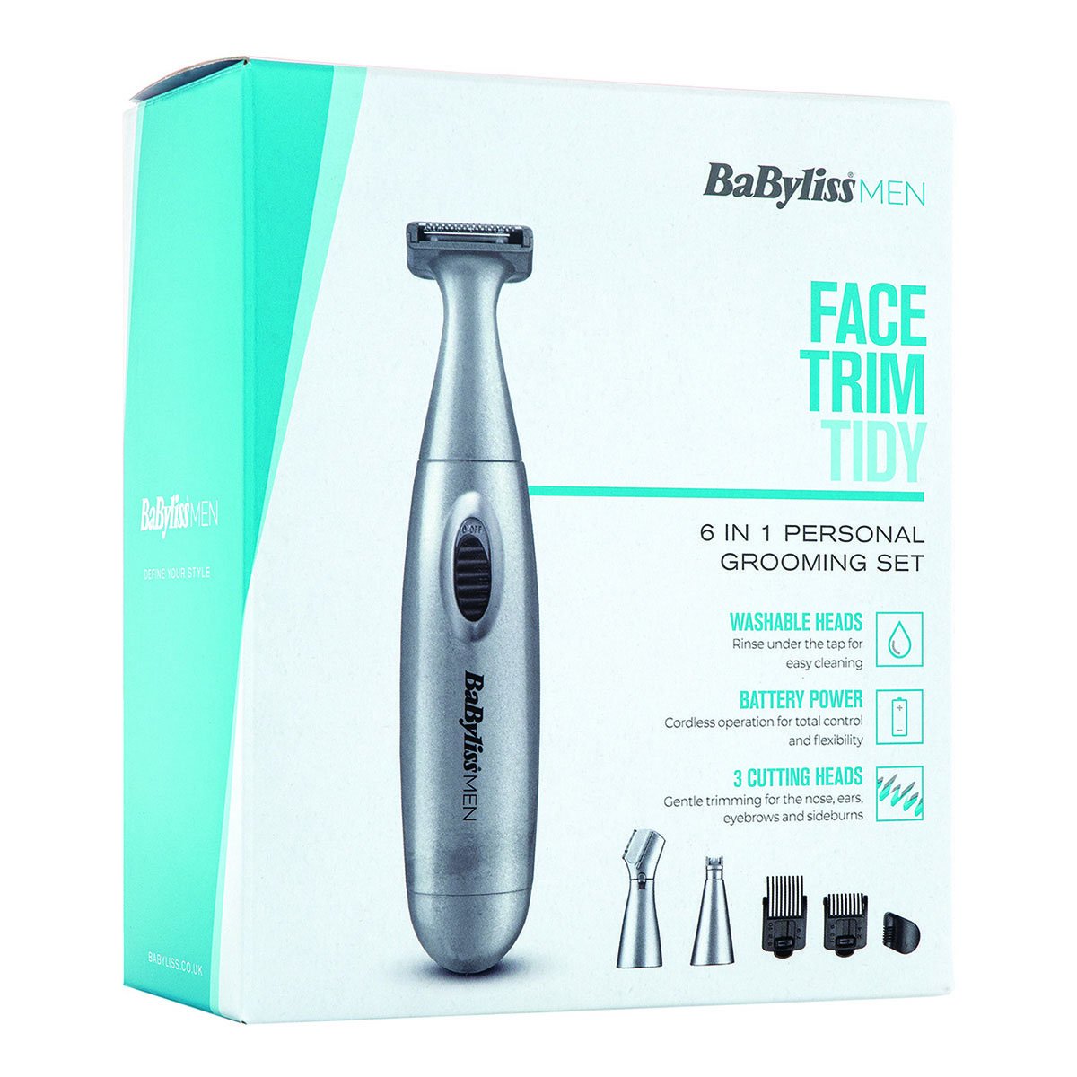 BABYLISS FOR MEN 6 IN 1 PERSONAL GROOMING KIT. 7040CU \\\KD26849