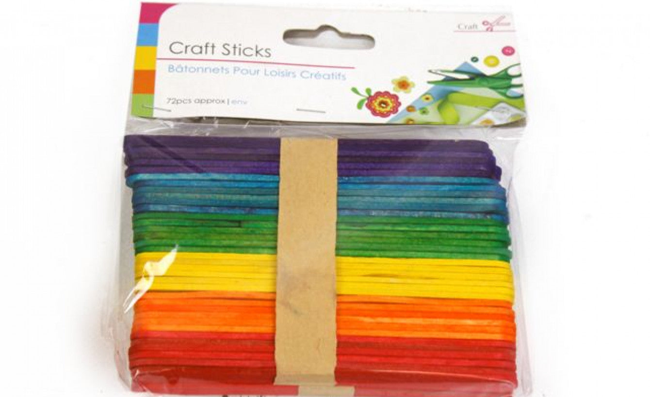 RAINBOW CRAFT LOLLIES STICK 60/PK. CR0242A \\\KD26877
