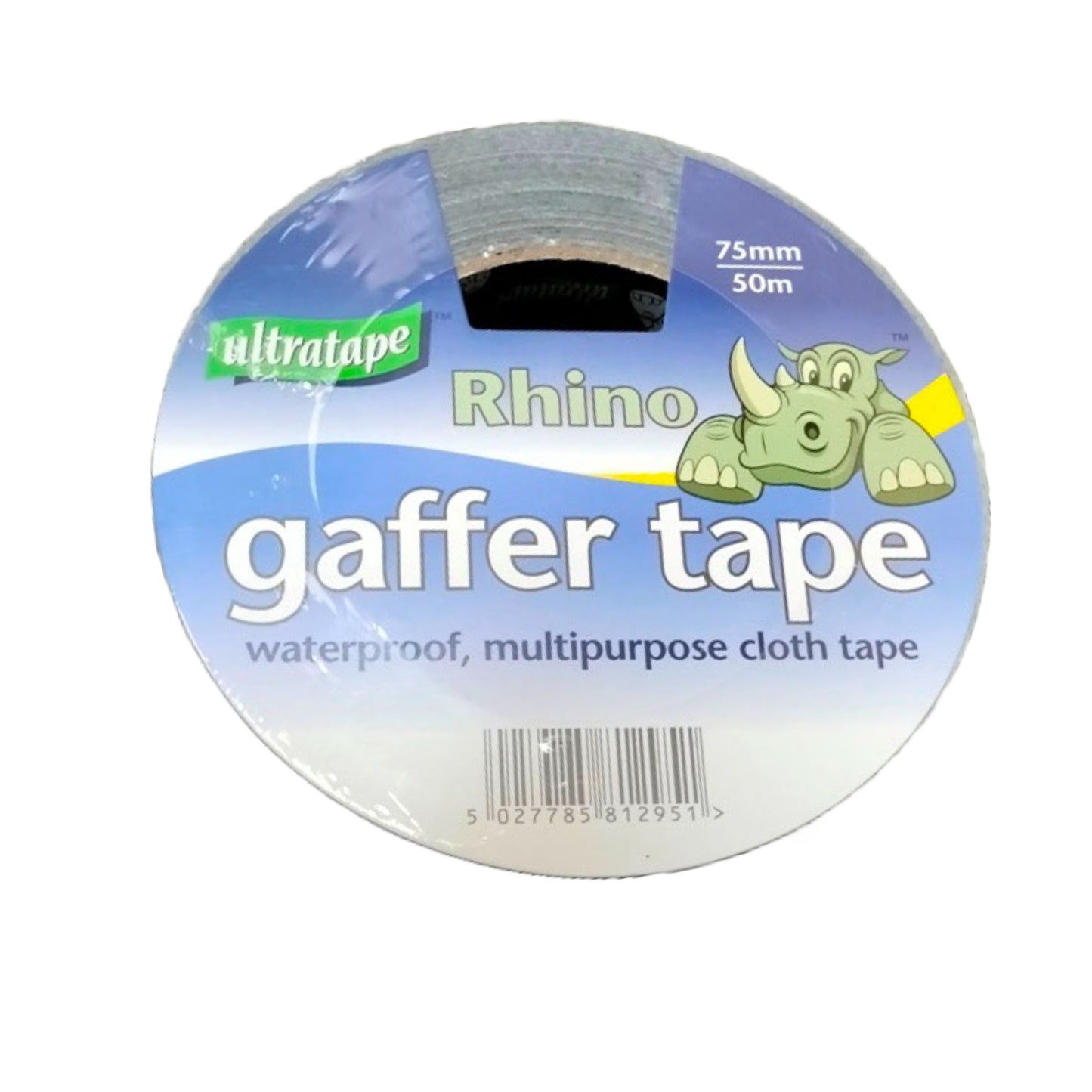 RHINO CLOTH GAFFER TAPE BLACK 75MM X 50M. 00437550BKRH \\\KD26889