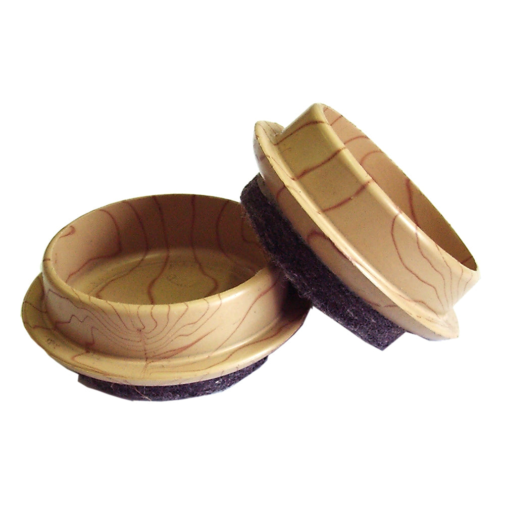 FELT GARD FELT BASE CASTOR CUPS FOR WOOD FLOORS 44MM 4/PK. SH9363 \\\KD26907
