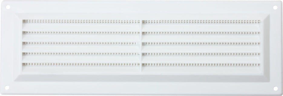 MAP PLASTIC LOUVRE VENT WITH FITTED FLY SCREEN 9 INCH X 3 INCH. SH923-02 \\\KD26917