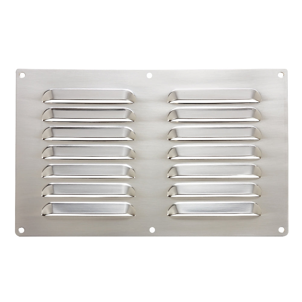 MAP BRUSHED STAINLESS STEEL LOUVRE VENT 9 INCH X 6 INCH. SH956-34 \\\KD26921