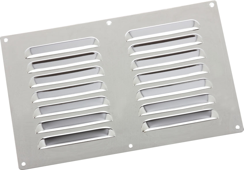 MAP CHROME STAINLESS STEEL LOUVRE VENT 9 INCH X 6 INCH. SH956-37 \\\KD26923
