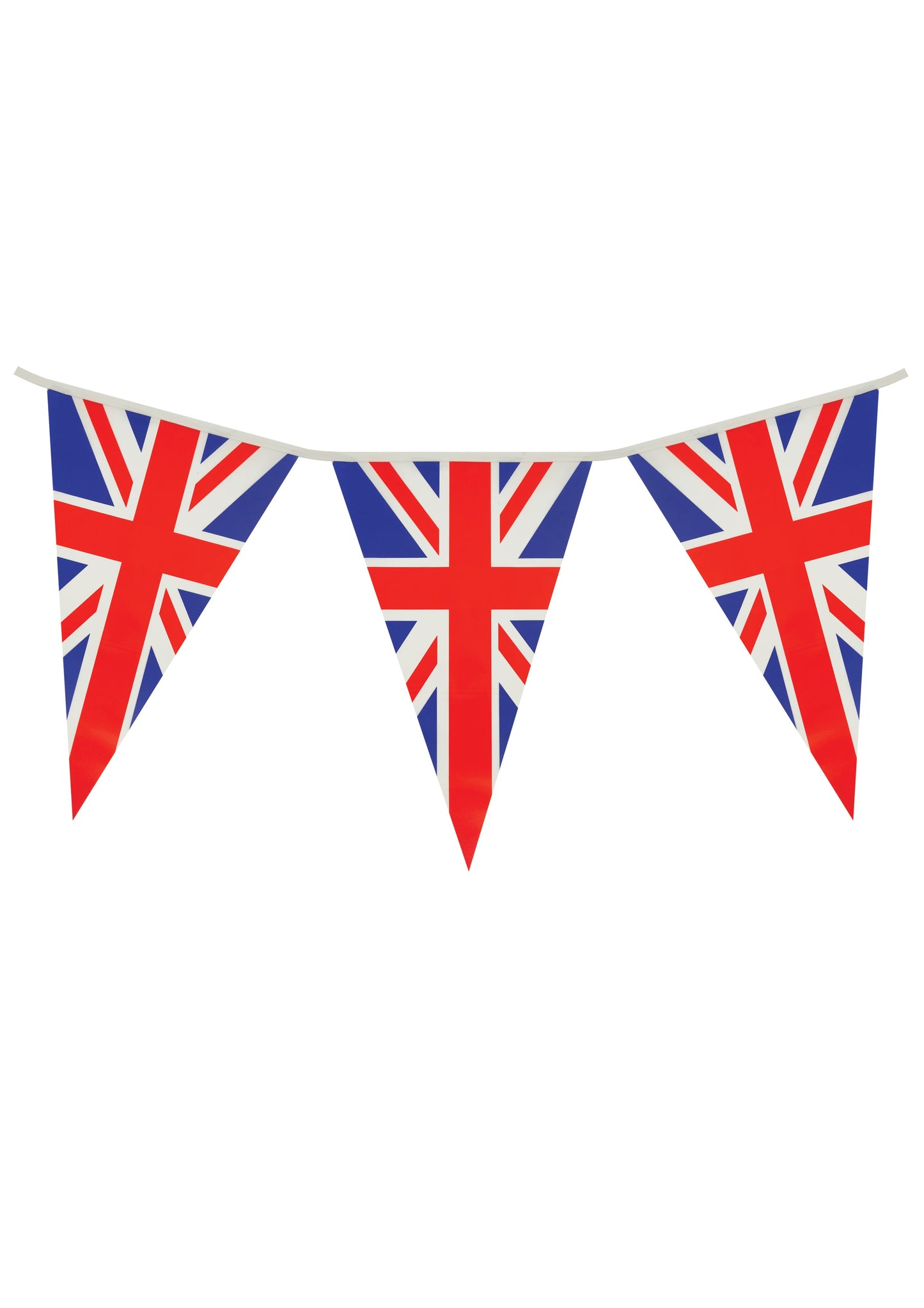UNION JACK TRIANGLE BUNTING 25 PENNANTS 7M. F63003 \\\KD27023