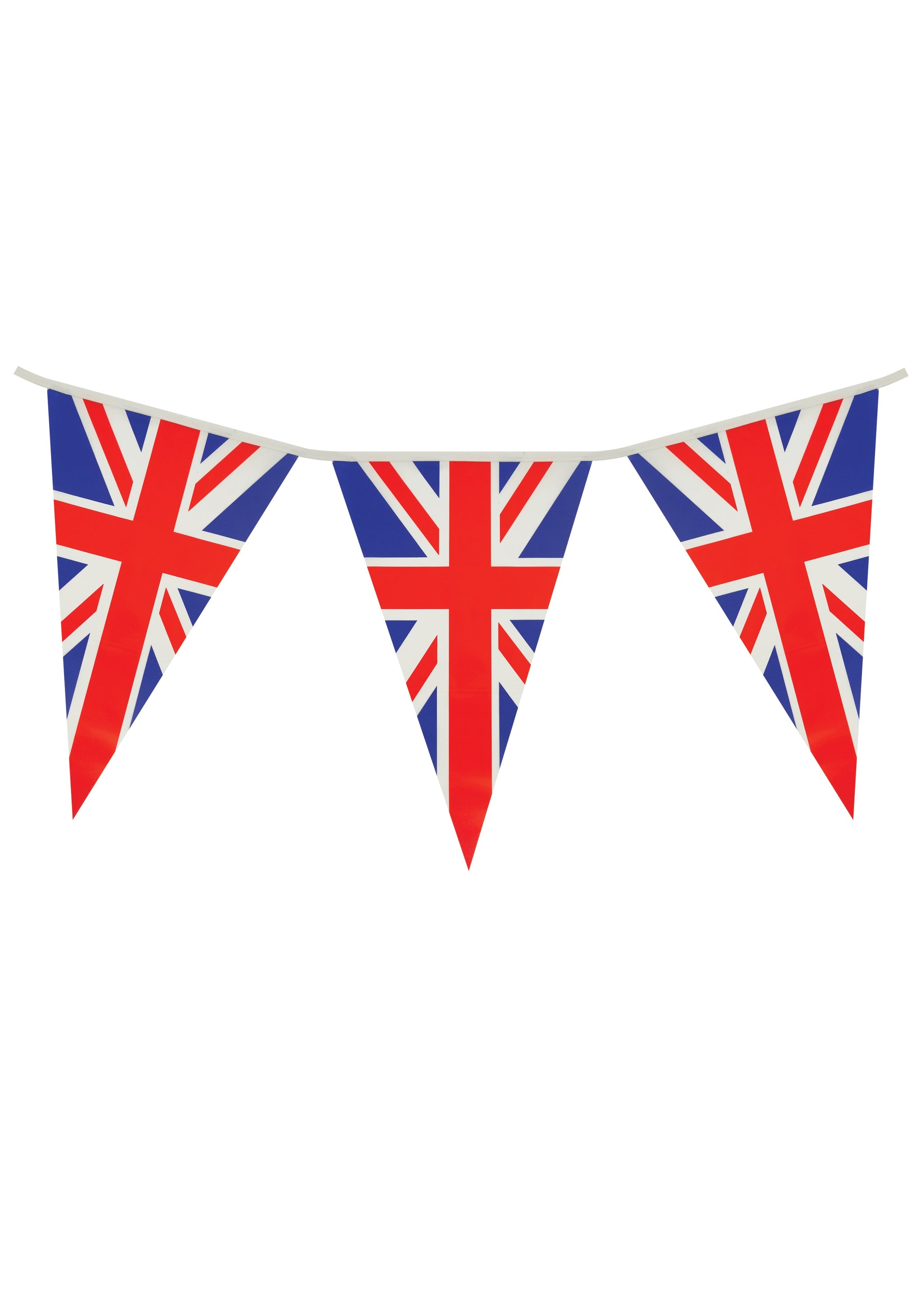UNION JACK TRIANGLE BUNTING 25 PENNANTS 7M. F63003 \\\KD27023