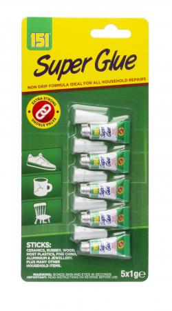 151 SUPER GLUE 1G 5/PK. 1511206 \\\KD27024