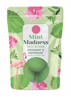 ELYSIUM SPA BATH BOMBS PEPPERMINT & SPEARMINT 50G 3/PK. ELY1140 \\\KD27039