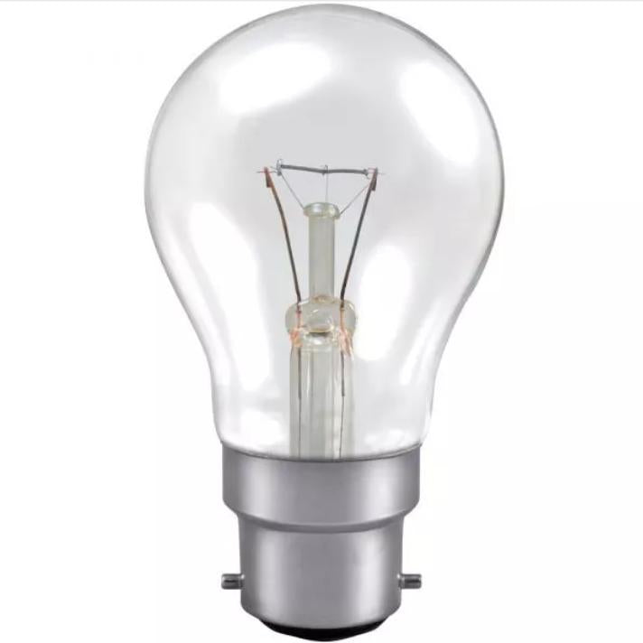 60W BAYONET CAP / BC B22 CLEAR GLS BULB. PG60CES 301039 \\\KD27071